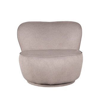 LABEL51 Fauteuil Bunny - Taupe - Microfiber