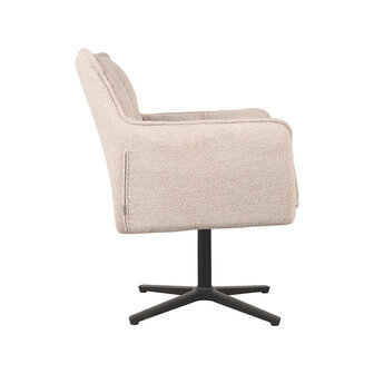 LABEL51 Fauteuil Ian - Naturel - Boucle