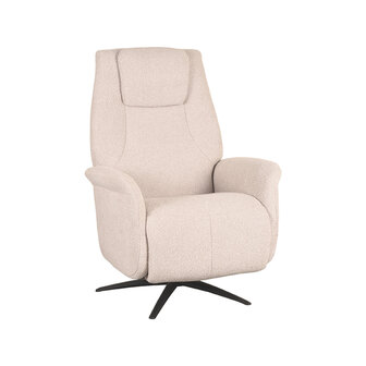 LABEL51 Fauteuil Stockholm - Naturel - Boucle - Elektrische