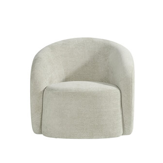 LABEL51 Fauteuil Alby - Naturel - Stof