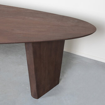 LABEL51 Eetkamertafel Wow - Espresso - Mangohout - 300x130 cm