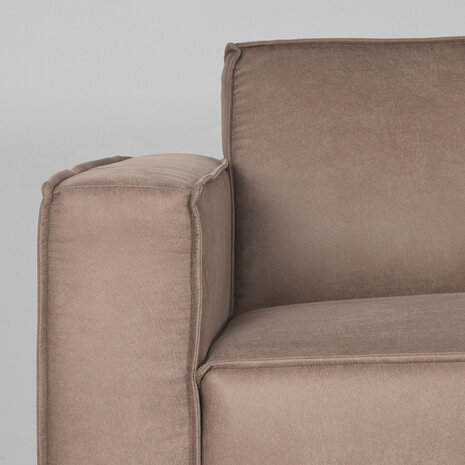 LABEL51 Hoekbank Kay - Taupe - Microfiber - Rechts