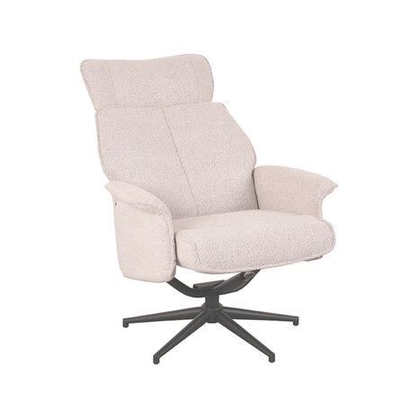 LABEL51 Fauteuil Verdal - Naturel - Boucle - Excl. Hocker