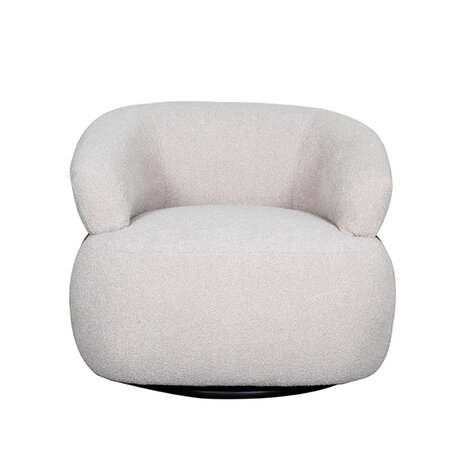 LABEL51 Fauteuil Valenza - Walnoot - Boucle - Walnoot Eiken